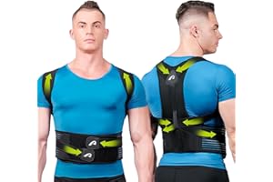 Posture Corrector for Women and Men Support: Back Pain Relief Shoulder Brace for Hunchback Scoliosi