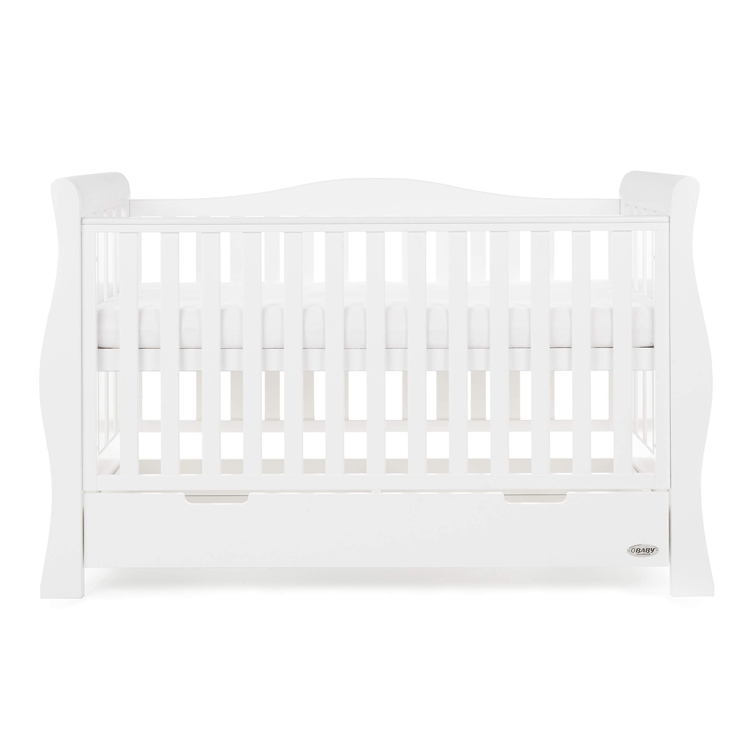 obaby stamford luxe sleigh cot bed