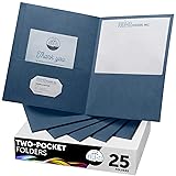 FILE-EZ Two-Pocket Folders, Dark