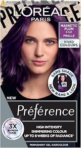 L'Oréal Paris Preference Vivids Magnetic Plum 3.16 Hair Colour 1 Pack