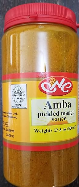SHEMESH AMBA-PICKLED MANGO SAUCE. 500 GRAM. KOSHER