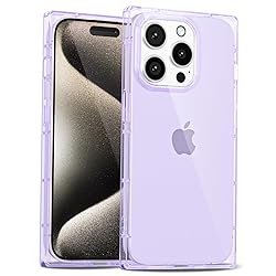 LoeoeL for iPhone 15 Pro Max Clear Case Rectangle