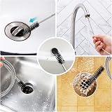 LiteTour Flexible Feeding Tube Cleaning Brush 170cm Dual Bristle Heads view 4