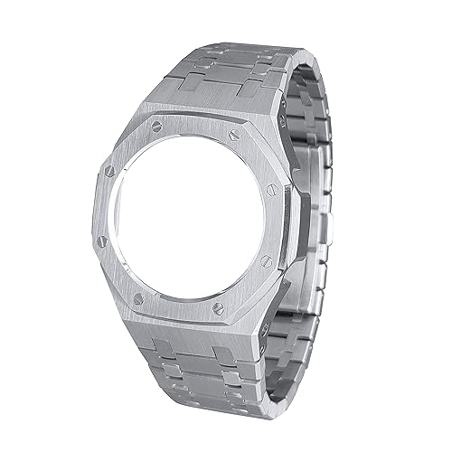 Hontao GMAS2100 Mini Casioak Mod kit All Metal Watch Bezel Strap