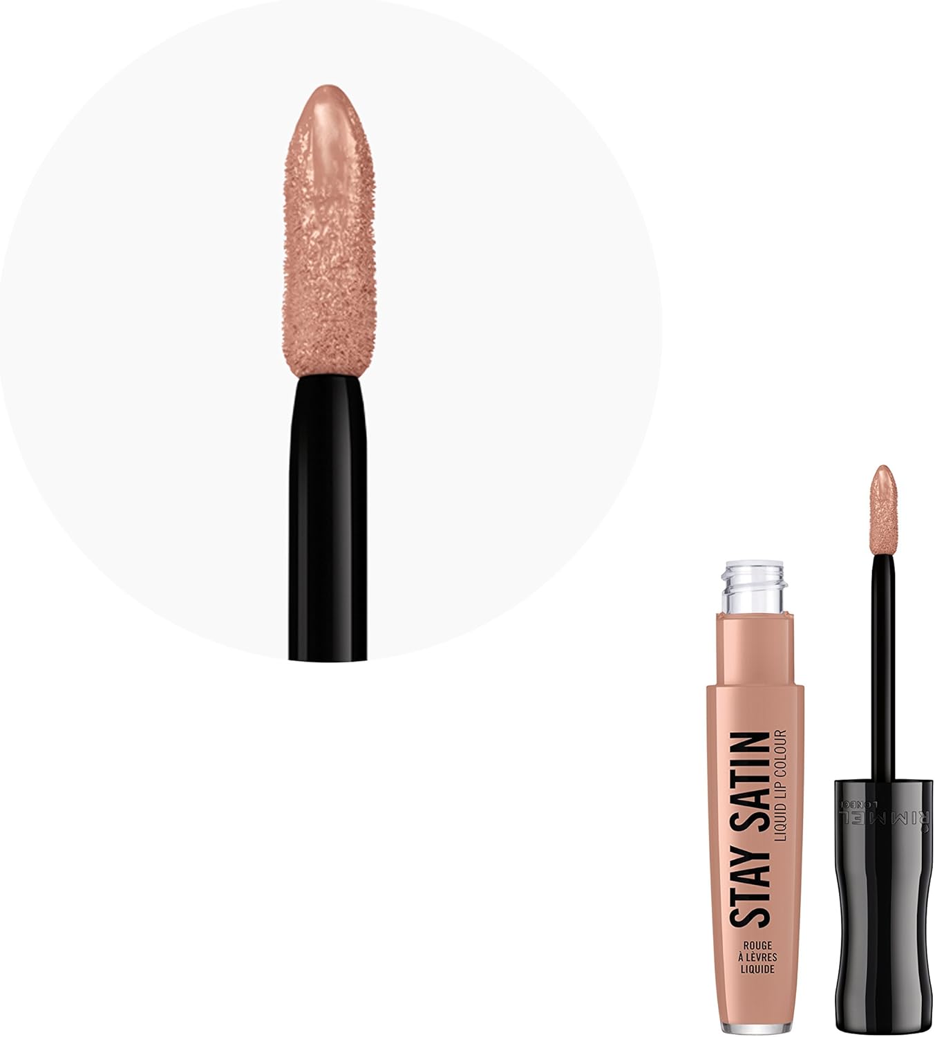 Rimmel London Stay Satin Liquid Lipstick, As If, 5.5 ml, 710 As If!, 5.5 ml (Pack of 1) - Image 4