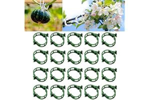 AIIONP Plant Support Clips Reusable Garden Clips, Secured Plastic Plant Clips, Tomato Support Clips for String Trellis for Climbing Plants Outdoor Indoor Plant Flowers Stem Vine Fixing Clips (50, Green)
