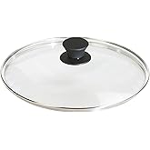 Lodge Round Tempered Glass Lid - Versatile Glass Lid for 10.25 Inch Skillets, Pans, and Dutch Ovens - Dishwasher Safe and Ove
