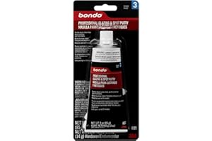 3M Bondo Professional Glazing and Spot Putty, 00801, 3.0 oz