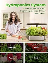 LETPOT LPH-SE 12 Pod Smart Hydroponic Garden Indoor Kit LED 24W App view 8