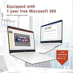 HP New 14" HD Ultral Light Thin Laptop, Quad-Core