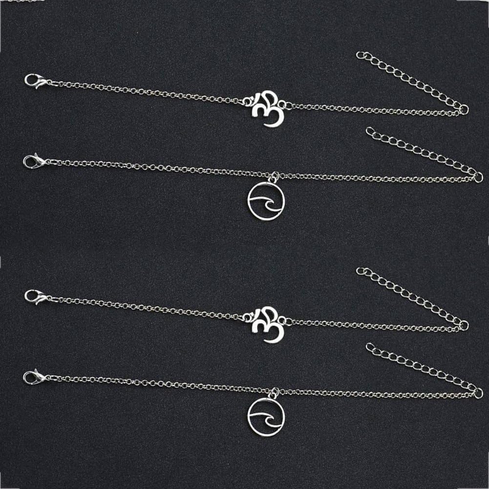 Beach Girls Women for Anklet Chain Boho Layered Multiple