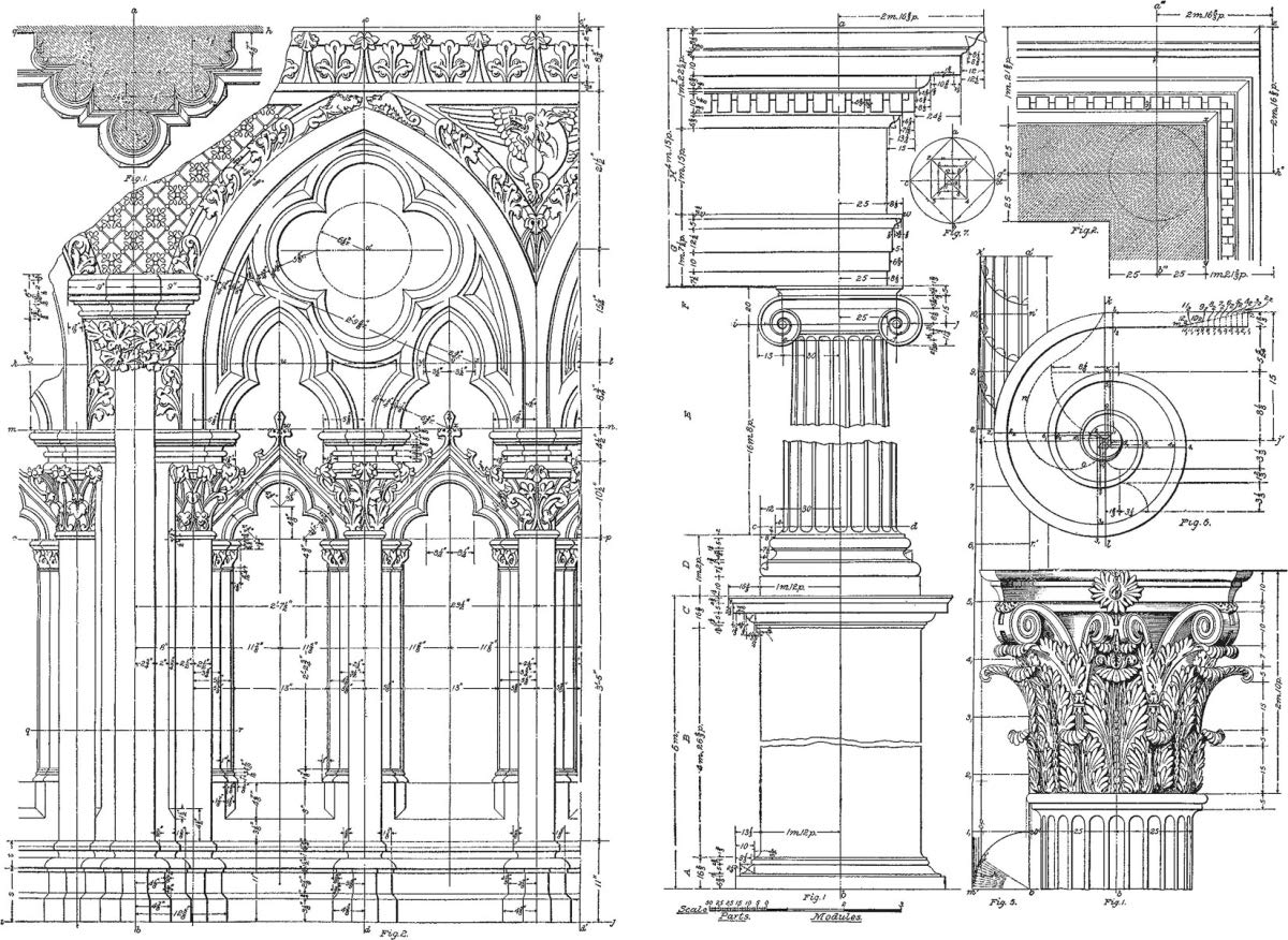 Art Gone Wild Architecture, Rubber, Grey, Red, Large