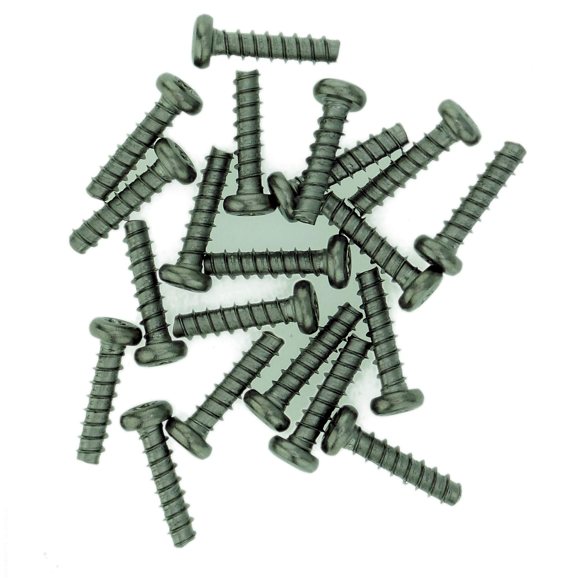 D3.5 (3.5mm x 8mm) TX Pan Screws for Plastic (Trilobular) - Stainless Steel (A2) (Pack of 20)