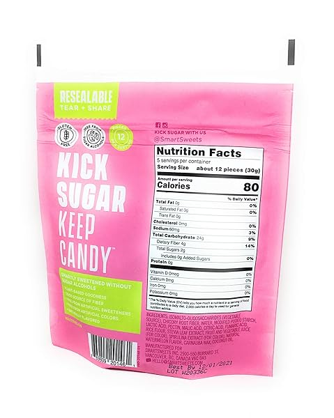 SMART SWEETS SOURMELON BITES, 5.3 OZ