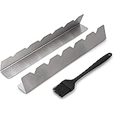 Venmark Shish Kabob Rack - Stainless Steel Elevated Holder for 6 Skewers - Prevents Skewers From Burning and Sticking to the 