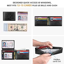 RUNBOX Wallet for Men and Women Slim Rfid Leather 2