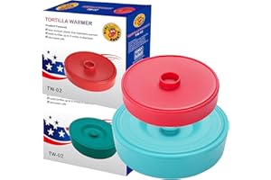 vivicreate 2 pcs pack Tortilla Warmer, Tortilla Servers, Pancake Keeper,tortillas warmer,pancake warmer,tortillero warmer, to