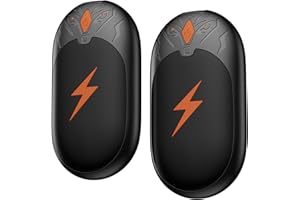 AJVV Hand Warmers Rechargeable 2 Pack, 8000mAh Portable Magnetic Electric Hand Warmer, Wolf-Shape Reusable Pocket Heater Up to 24 Hrs, Winter Gifts for Camping, Hunting, Fishing, Christmas