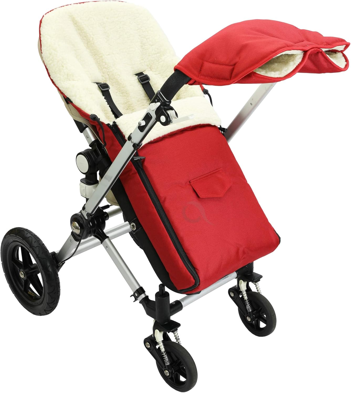 bugaboo footmuff red