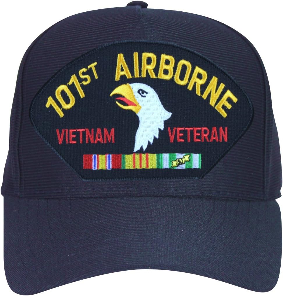 101st Airborne Vietnam Veteran with Ribbons Ball Cap