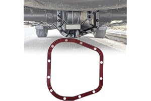 Gulfmew 9.75" Differential Cover Gasket Compatible with Ford 9.75" Axle & LLR-F975, Steel Core with Rubber Coated Rear Differential Gasket, Leak Proof, Reusable, Easy Install