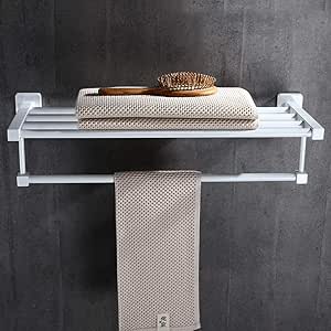 Oanzryybz Cuarto de baño Toallero montado en la Pared Baño ...
