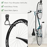 Housolution Bike Wall Mount 2 Pack Heavy Duty Steel Bicycle Hanger Rack view 3