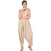 likemary Halter Top Harem Jumpsuits for Women - Comfy One Piece Romper with Pockets - Sexy Boho Vacation Outfit for Summer