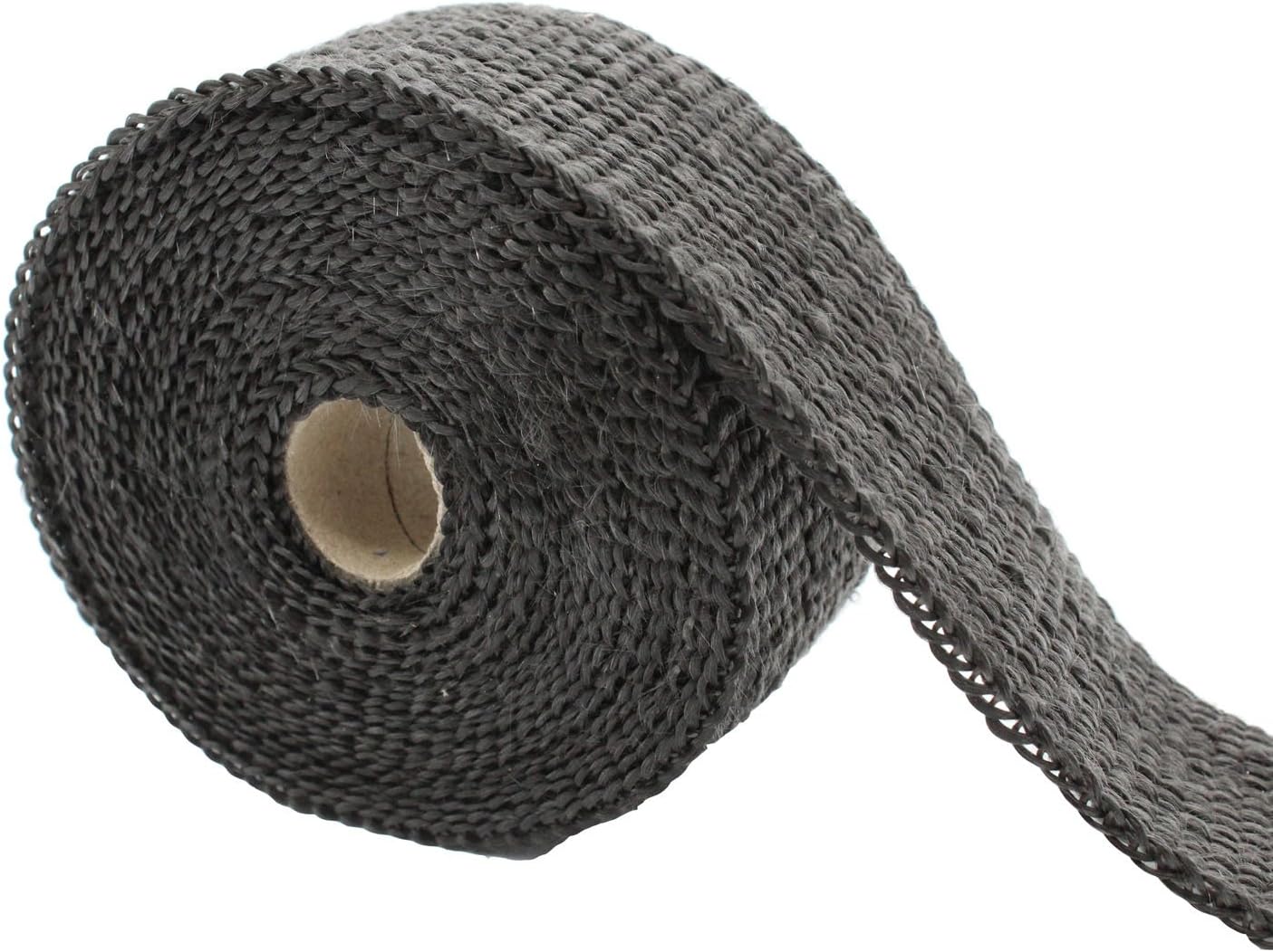 TAKPART 5M x 5cm Car Titanium Exhaust Heat Ties Wrap Roll Black Tape for Motorcycle with 10 Cable Ties 20cm - Image 5