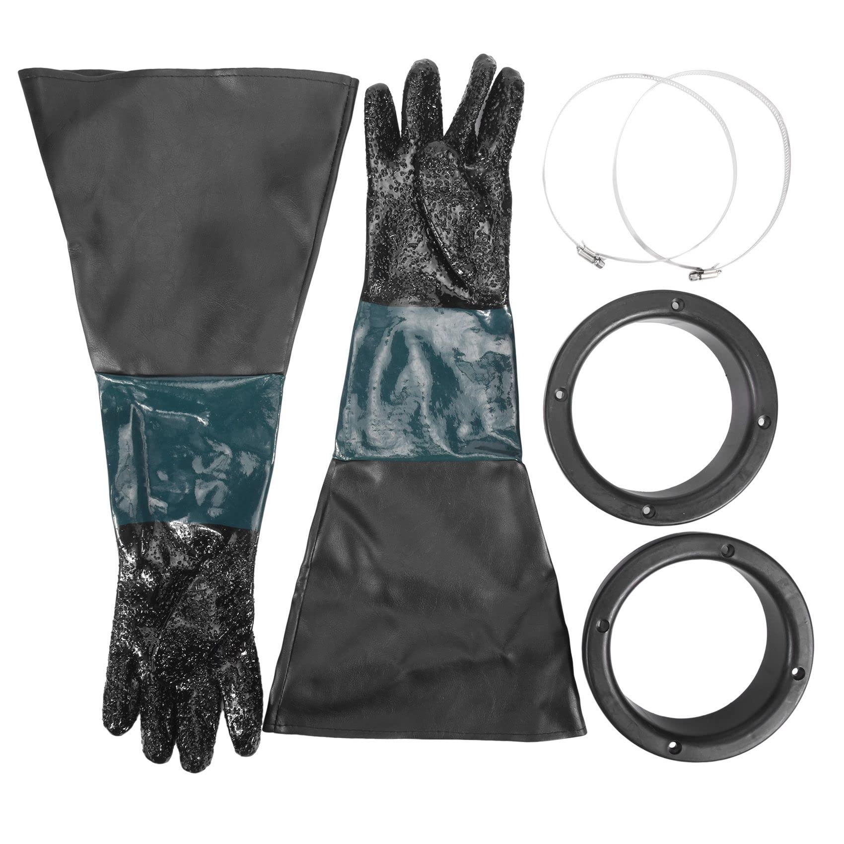 Nvanvmm Sandblasting Gloves SandBlaster Parts 60cm with O Rings for Sandblast Cabinet