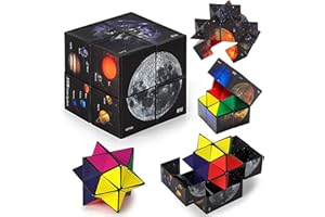Luaxkpi Toys for 7 8 9 10 Year Old Boy Gifts Ideas, Educational Fidget Toys Magic Cube Autism Sensory Toy for Kids Age 8-12 Infinity Cubes Cool Birthday Gift for Teen Boys Girl Age 8-10 Years Old
