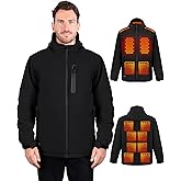 ALI SEA Heated Jacket for Men, Electric Heated Jacket, Men's Heating Jackets Windproof for Skiing Golf