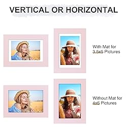 Vittanly 4x6 Picture Frame, Engineered Wood with