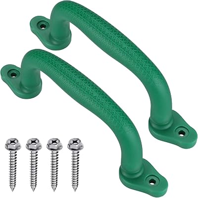 SELEWARE Playground Safety Grab Handles 2 Pack Non-Slip ABS Plastic