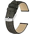 BISONSTRAP Watch Strap, Vintage Leather Replacement Bracelet, Band Width-14mm 15mm 16mm 17mm 18mm 19mm 20mm 21mm 22mm 23mm 24mm