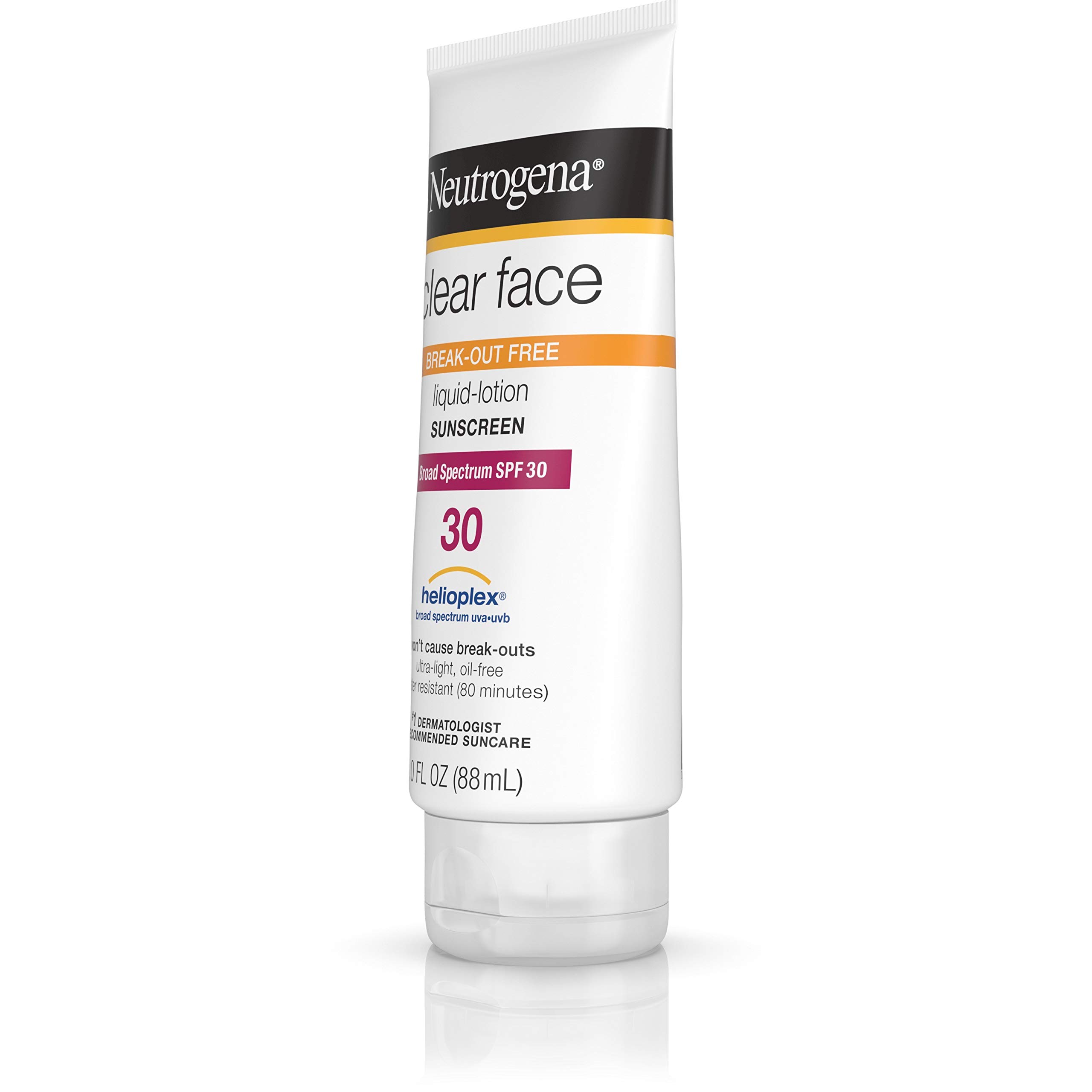 Neutrogena Clear Face Liquid Lotion Sunscreen for AcneProne Skin