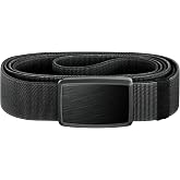 Groove Life Groove Belt Low Profile Magnetic Stretch Belt for Men | Slim Low-Profile, Design, Quick-Snap Magnetic Buckle, Stretch Webbing, Fits Most Belt Loops, Built for Everyday Wear