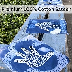 Jacquard Cyanotype Fabric Sheets, Pre-Sensitized