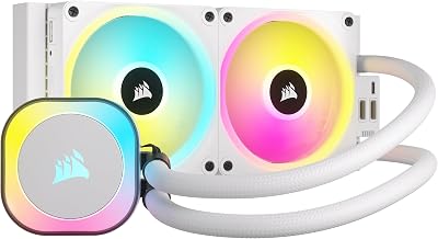 Corsair iCUE LINK H100i RGB 240mm AIO CPU Cooler White