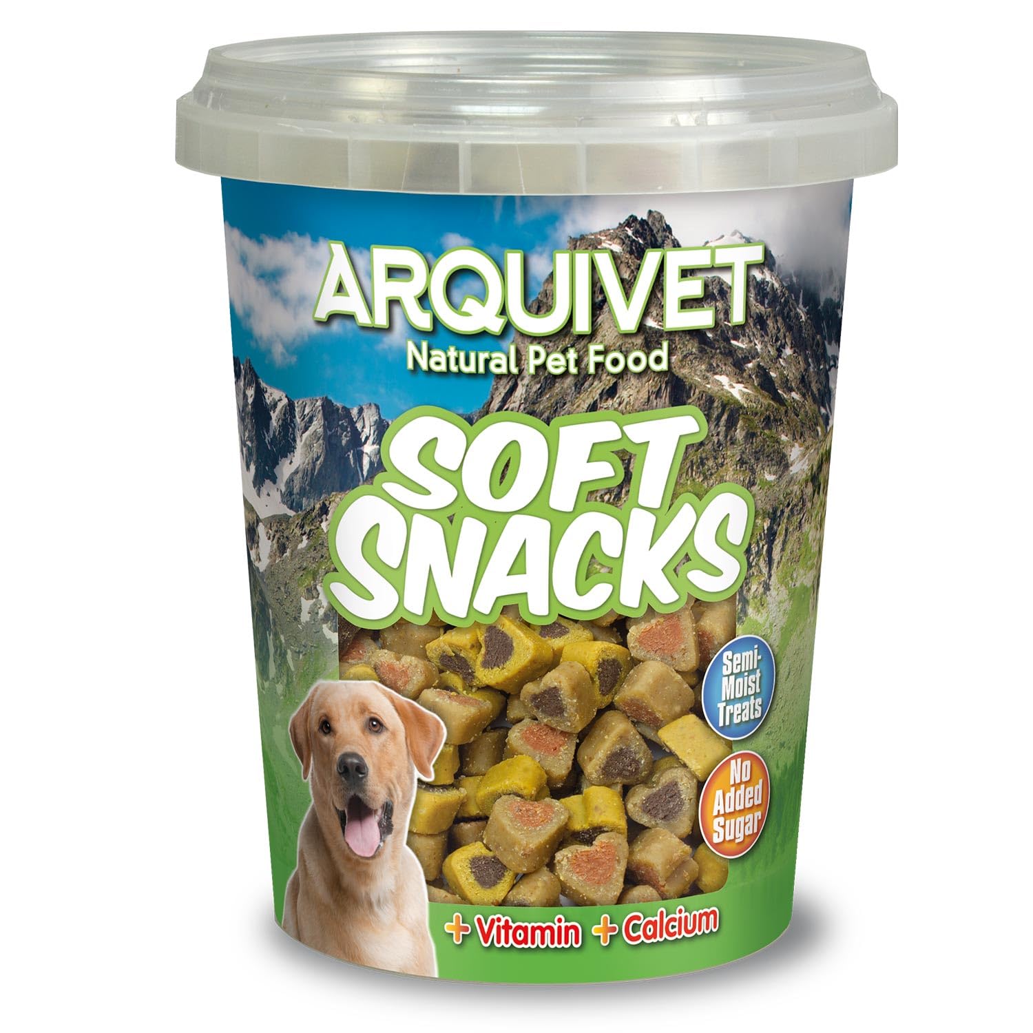 Arquivet - Soft Snacks - Hearts mix with chicken, game meat, lamb, salmon and rice - 300 gr - Dog treats
