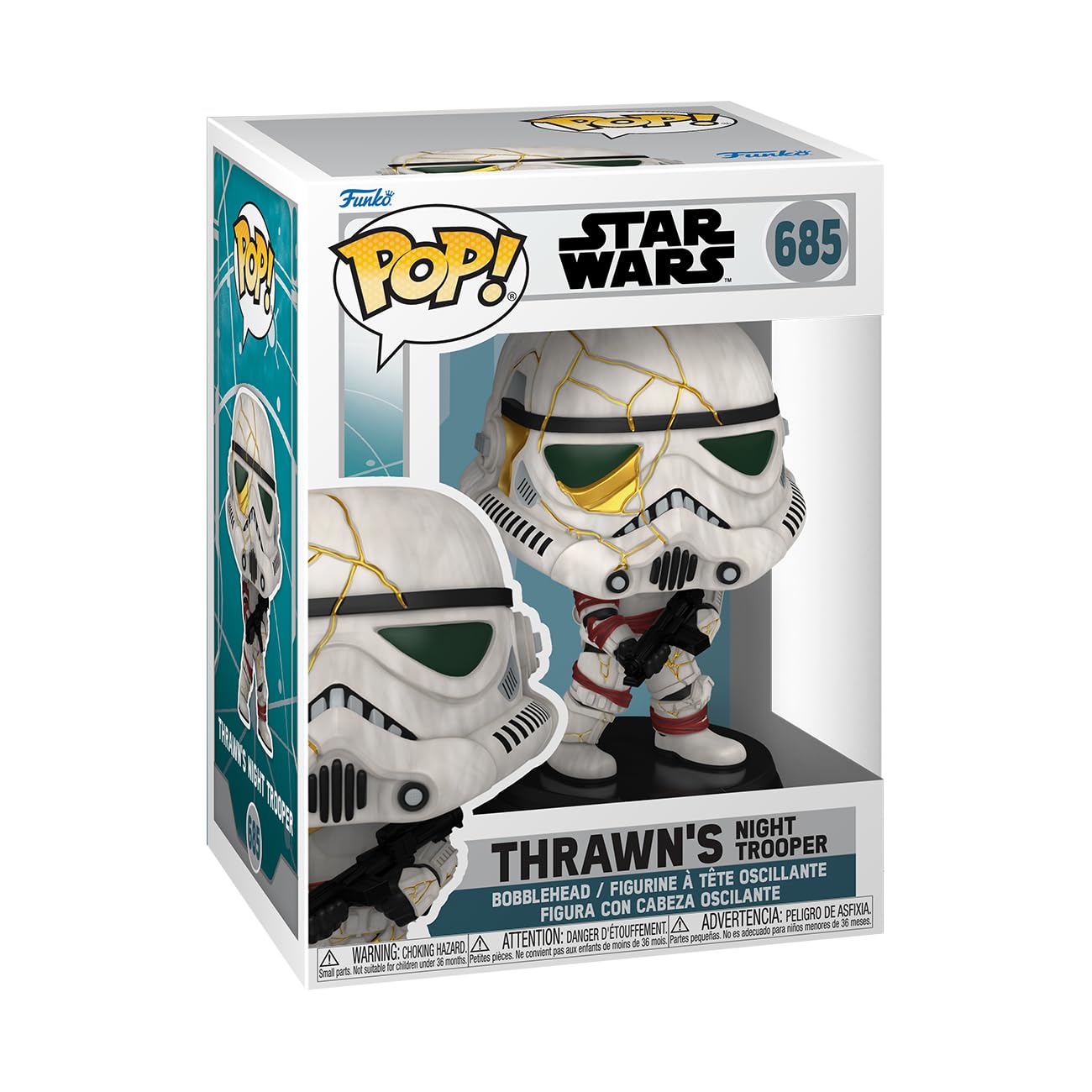 Funko Pop! Vinyl: Star Wars Ahsoka - Thrawn’s Night Trooper - (Right) - Collectable Vinyl Figure - Gift Idea - Official Merchandise - Toys for Kids & Adults - TV Fans - Model Figure for Collectors