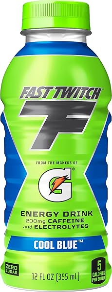 FAST TWITCH ENERGY DRINK FROM GATORADE, COOL BLUE,...