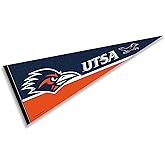 College Flags & Banners Co. Texas San Antonio Roadrunners Wordmark Logo Pennant Banner Flag