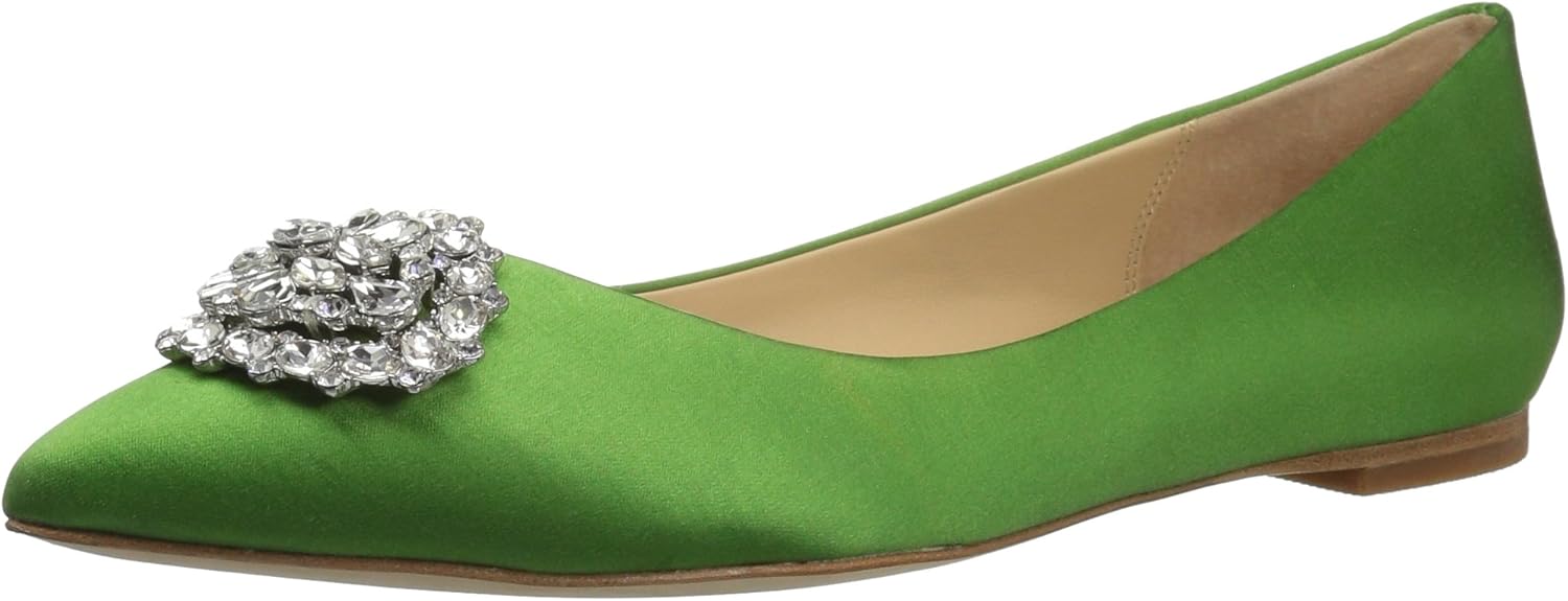 badgley mischka green shoes