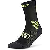 CEP Core Run 5.0 Mid Cut Crew Compression Socks for Men & Women – Performance Running Socks with Blister Prevention