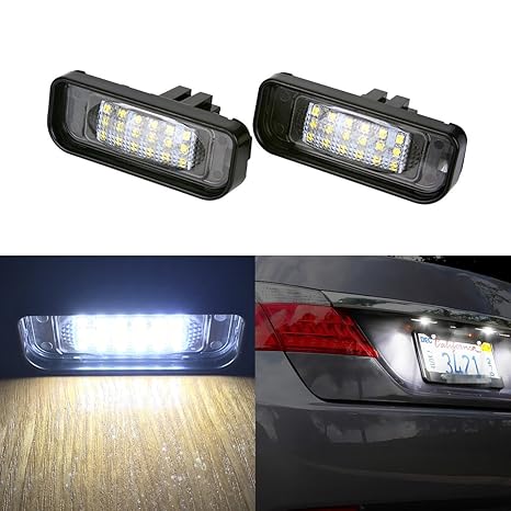 mercedes benz license plate light replacement