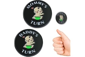VICHONA Funny Baby Gift New Parents Decision Coin,Pregnancy Gifts New Dad Mom Gifts,New Parents Gifts for Couples Halloween Thanksgiving Christmas Gift for First Time to be Moms Dads Daddy Mummy Double Sided