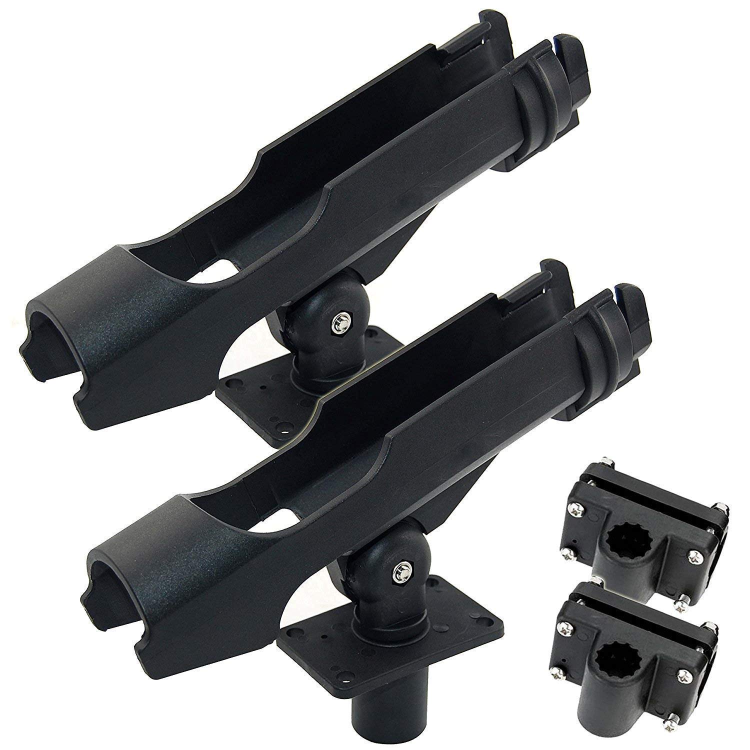 Power Lock Rod Holder with 2 Side Mounts Adjustable