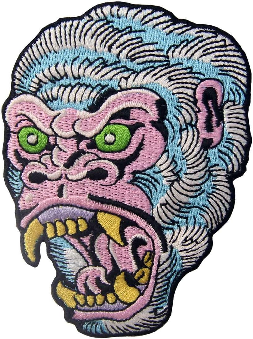 Gorilla Roaring Embroidery Gorilla Roaring Embroidery