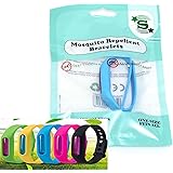 SHATCHI Gift for All Occasions Limited Natural Repellent Mosquito Insect Bracelet Non Toxic Deet-Free Band Soft Rubber Material